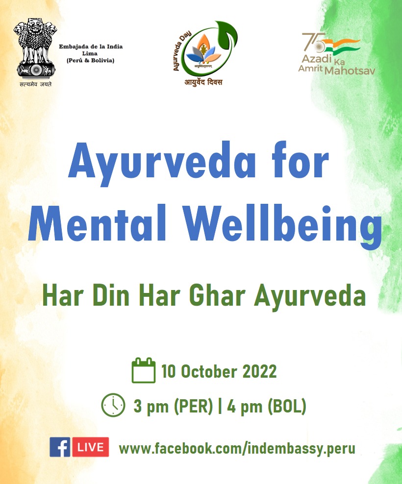 Ayurveda for mental wellbeing event organised as part of Amrit Mahotsav